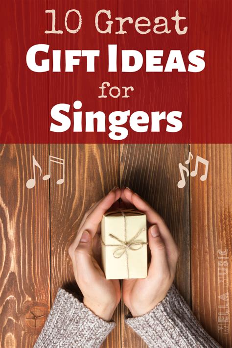 present ideas for singers